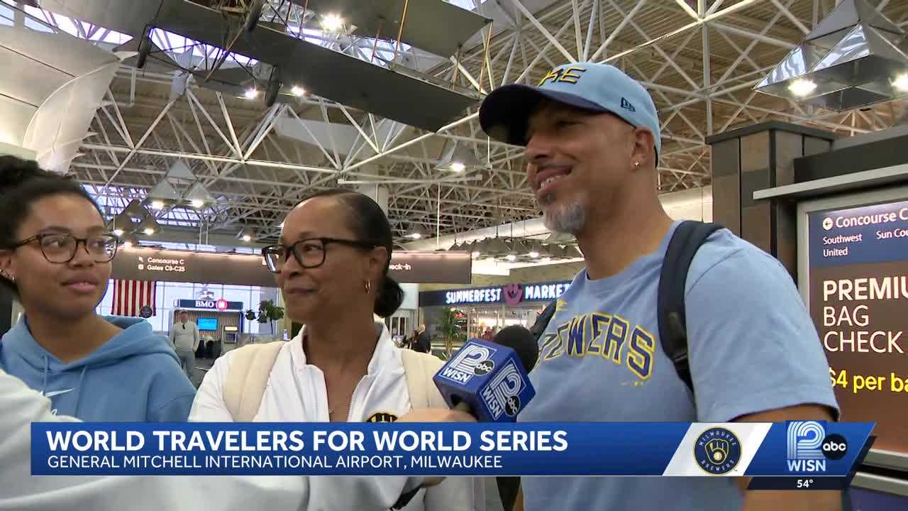 'Traveled for ... 24 hours': Fans travel from across the world for the World Series — WISN 12 Milwaukee, San Antonio Sports news